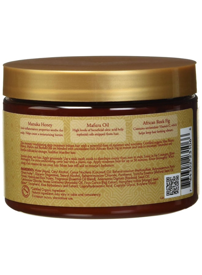 SheaMoisture Manuka Honey And Mafura Oil Intensive Hydration Hair Masque 326 Grams 326grams - Image 3