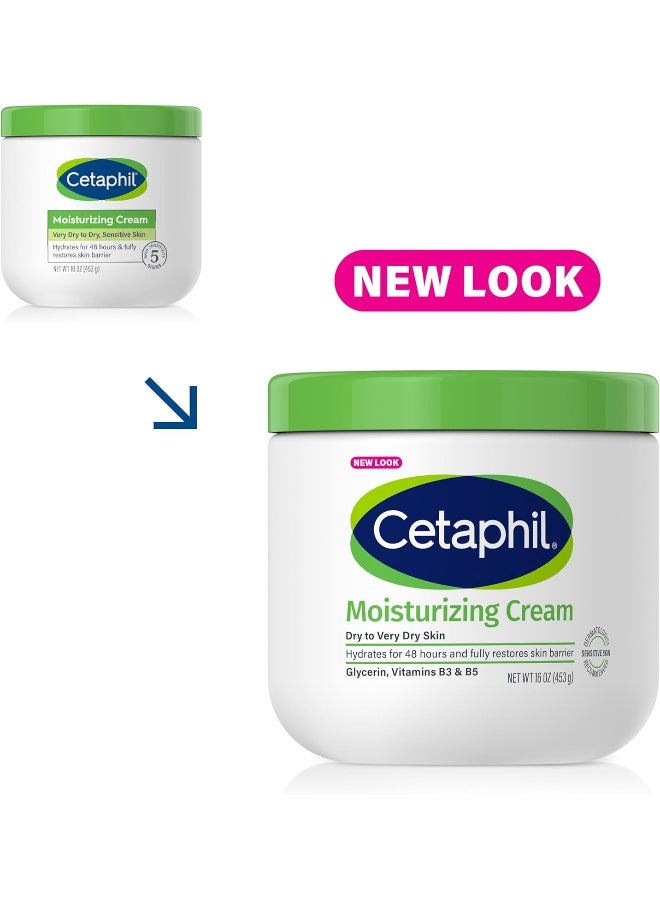 Cetaphil Moisturizing Cream, Fragrance Free, Packaging May Vary 450grams  - Image 2