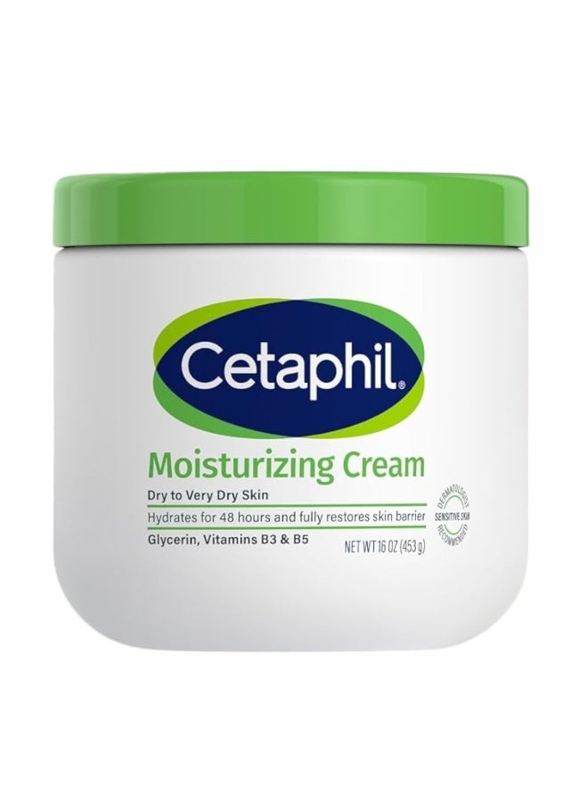Cetaphil Moisturizing Cream, Fragrance Free, Packaging May Vary 450grams  - Image 1