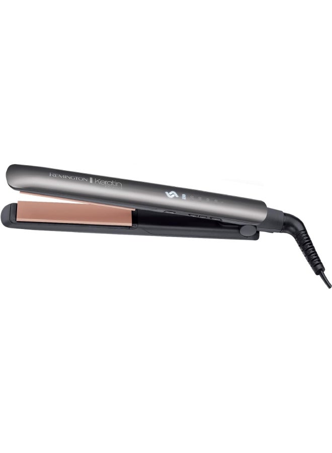 REMINGTON Keratin Protect Intelligent Hair Straightener Silver  - Image 1