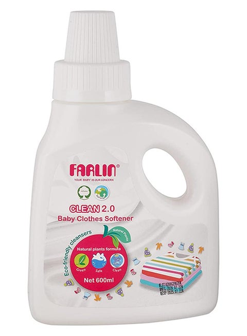 Clean 2.0 Gentle Daily Baby Cloth Softener, Concentrated Liquid, Soft and Breathable