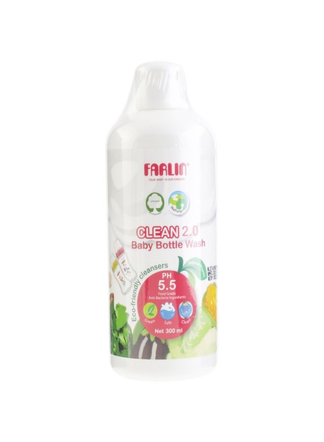 FARLIN Clean 2.0 Baby Feeding Bottle Cleanser Wash 300ml -  Packaging May Vary - Image 3