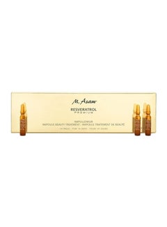 Pack Of 14 Resveratrol Premium Ampoule Beauty Treatment 14 × 2مل