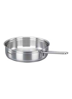 Korkmaz Alfa Stainless Steel Frypan Silver 24x6cm  - Image 1