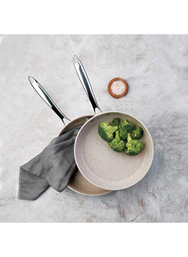 Korkmaz Granita Frying Pan Beige/Silver 24x4.7 cmcm - Image 3