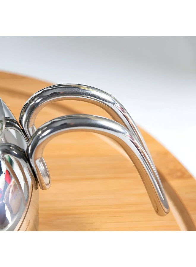 كوركماز إبريق شاي دروبا فضي 1.1لترات - Image 5