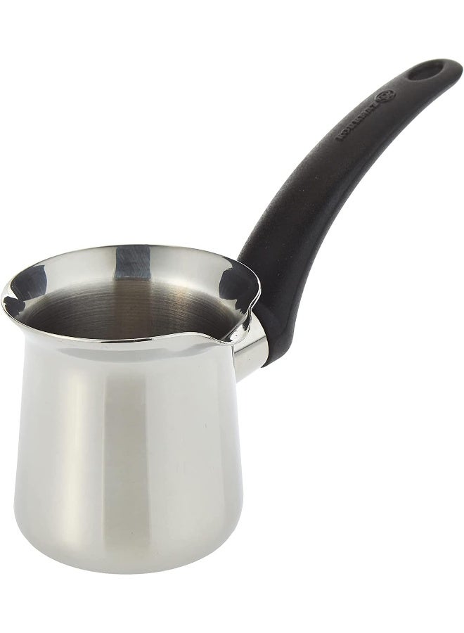 كوركماز إناء تحضير القهوة التركية أوربيت لكوبين أسود/ فضي - Image 2