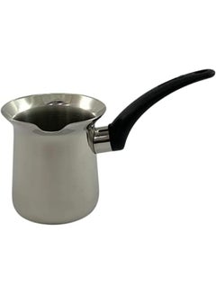 Korkmaz Orbit Turkish 4 Cup Coffee Pot Silver/Black  - Image 2