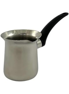 Korkmaz Orbit Turkish 4 Cup Coffee Pot Silver/Black  - Image 3