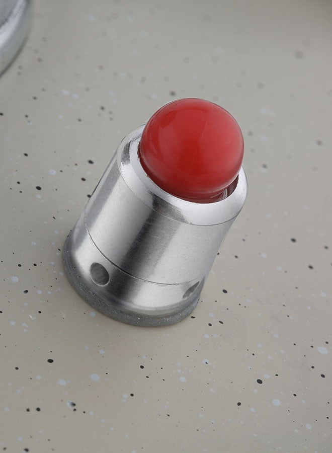 السيف  قدر ضغط من الألومنيوم والجرانيت بارتفاع قصير من السيف بيج/ فضي/ أسود 8لترات - Image 5