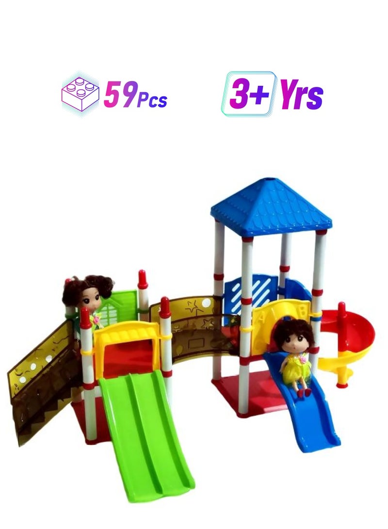 TY-BB1 59-Piece Playground Building Set TY-BB1 59 3+ Years  - Image 1