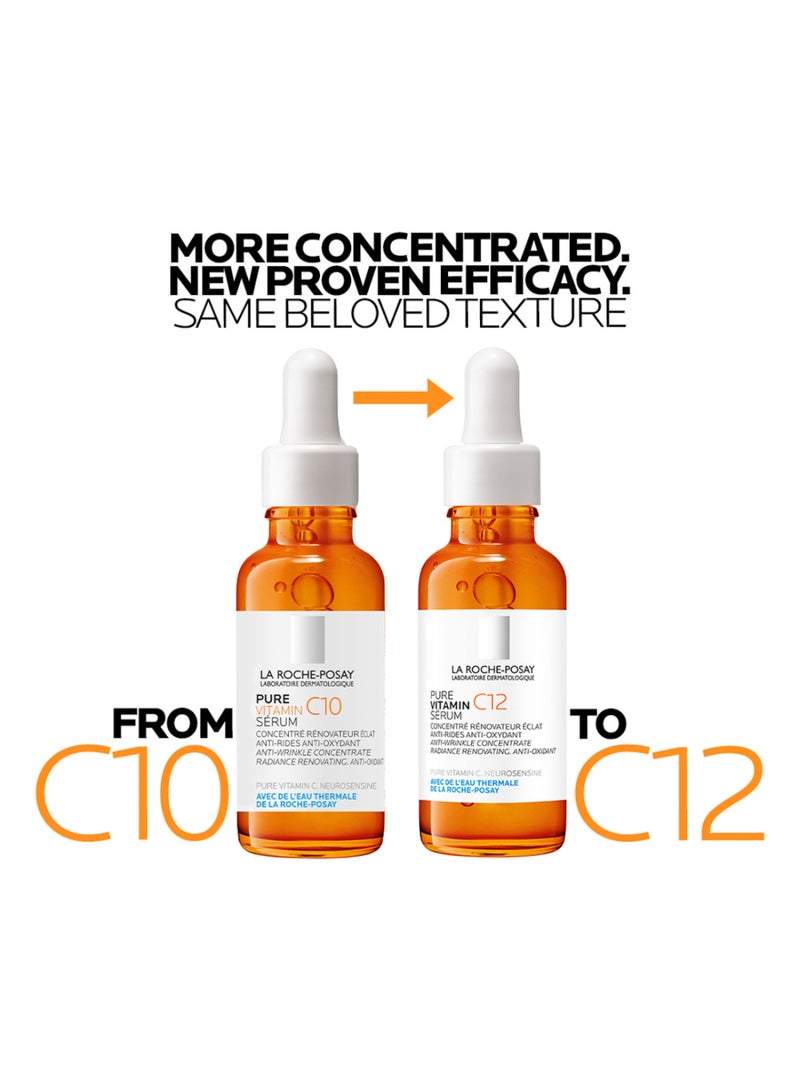 LA ROCHE-POSAY - 12% Pure Vitamin C Anti-Aging Face Serum 30ml - Image 1