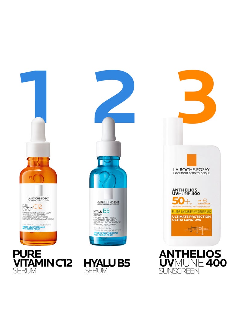 LA ROCHE-POSAY - 12% Pure Vitamin C Anti-Aging Face Serum 30ml - Image 1