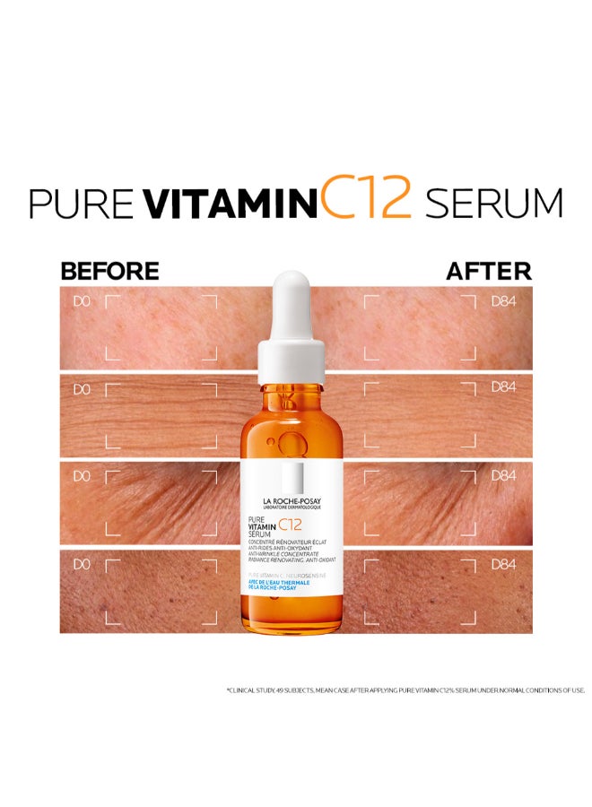 لاروش بوزيه فيتامين سي 10 نقي سيروم للتجاعيد ومقاومة علامات تقدم السن 30ملليلتر - Image 5