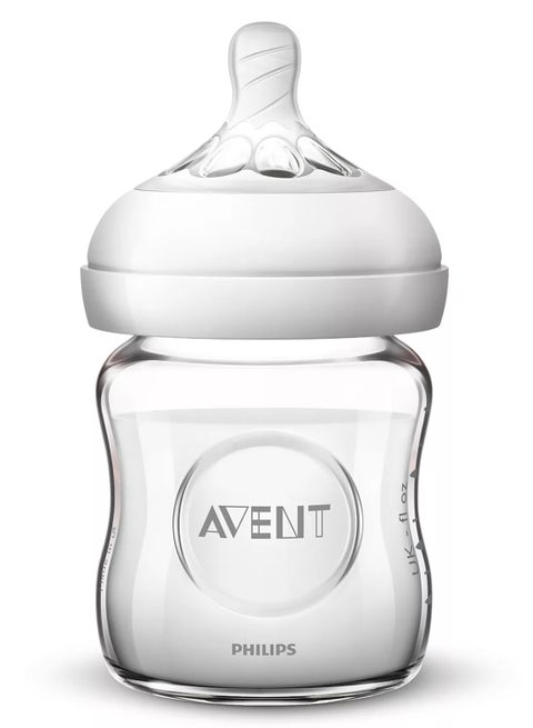 Pack Of 2 Ultra Flexible Silicone Natural Baby Bottle Teats Newborn Flow 0M+, Clear