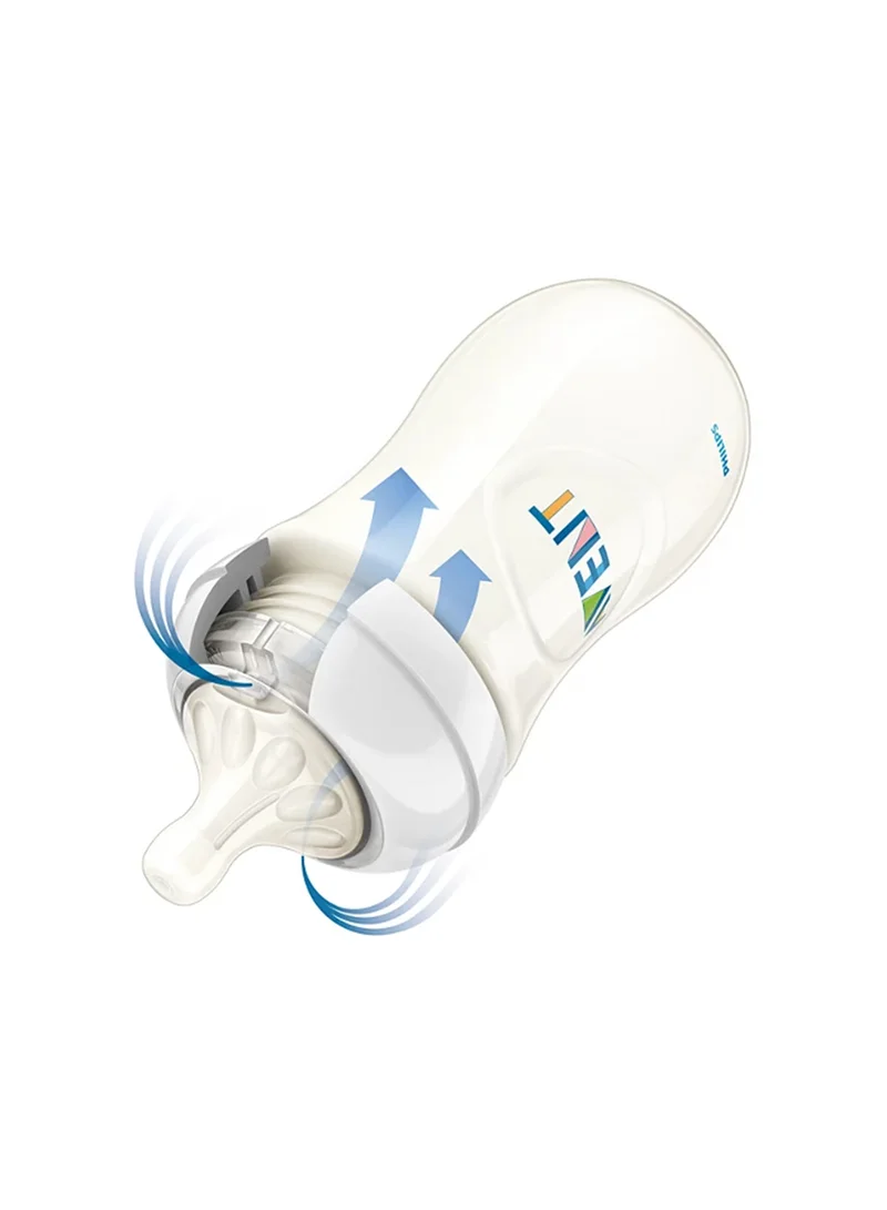 Philips Avent Pack Of 2 Natural 2.0 Baby Feeding Teats 3M+ - Clear