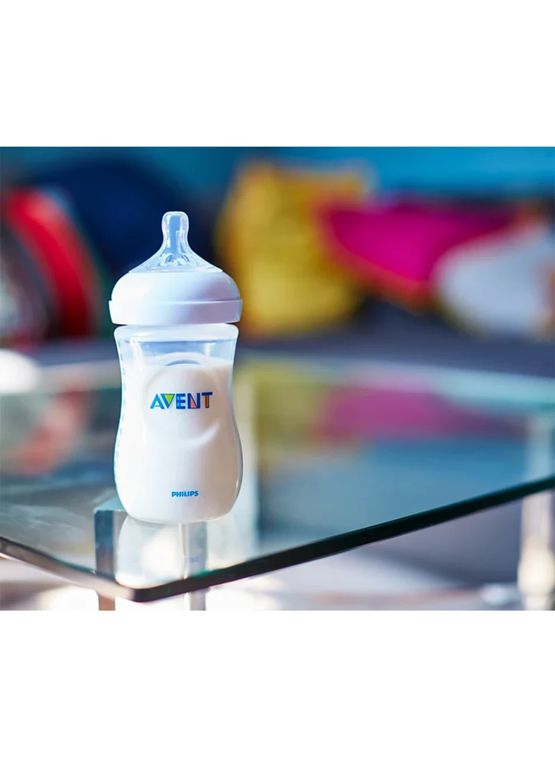 Philips Avent Pack Of 2 Natural 2.0 Baby Feeding Teats 3M+ - Clear