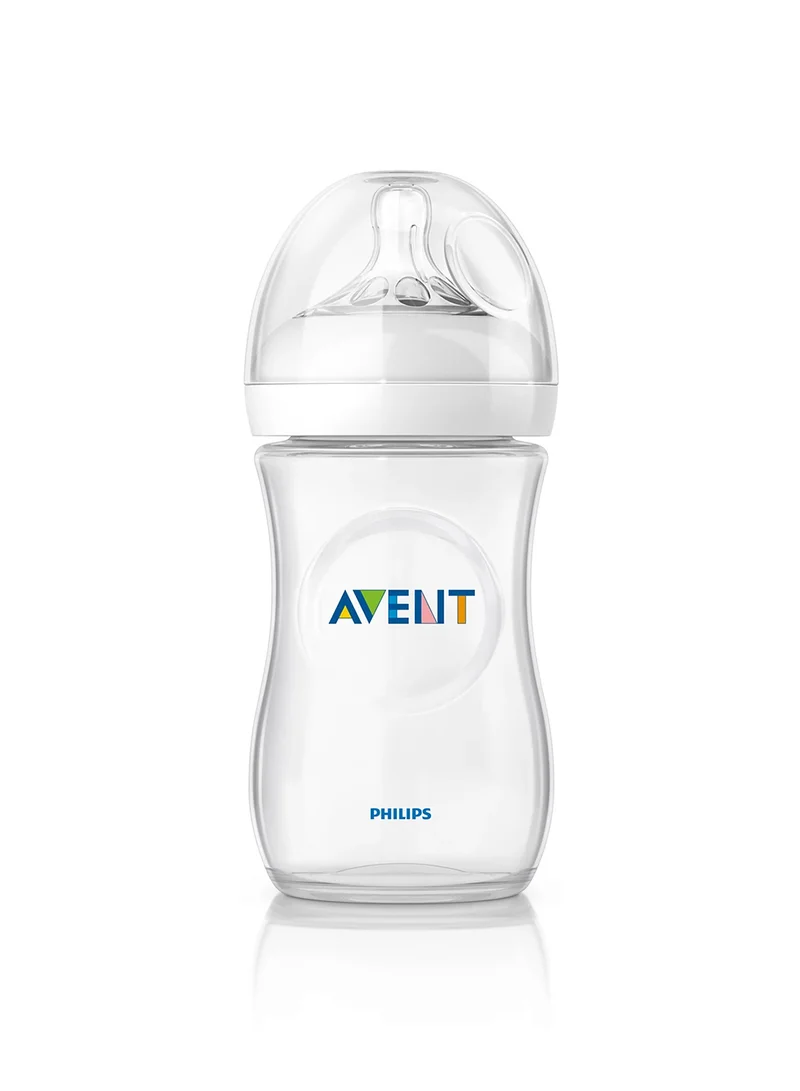 Philips Avent Pack Of 2 Natural 2.0 Baby Feeding Teats 3M+ - Clear