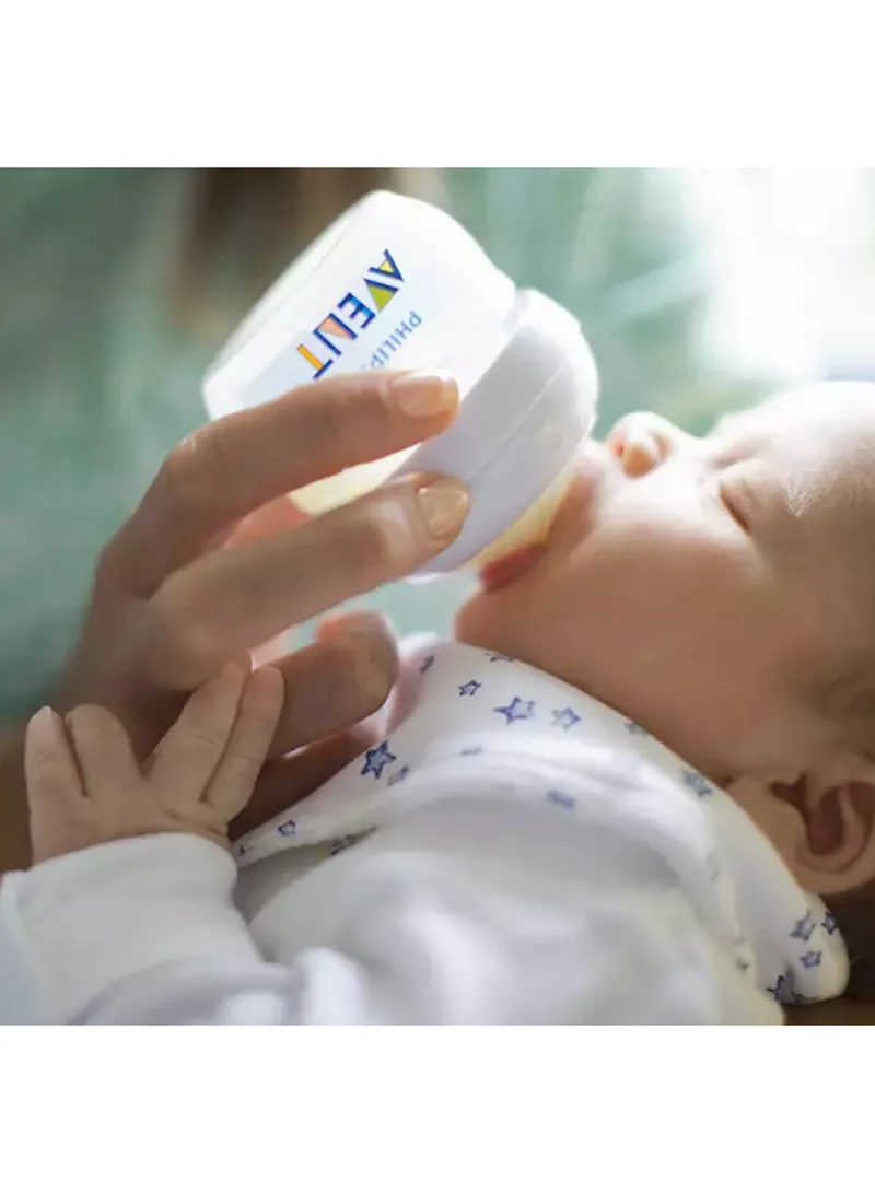Philips Avent Baby Natural Slow Flow Feeding Bottle With Airflex Vent Technology, 0 Months +, 60 ML