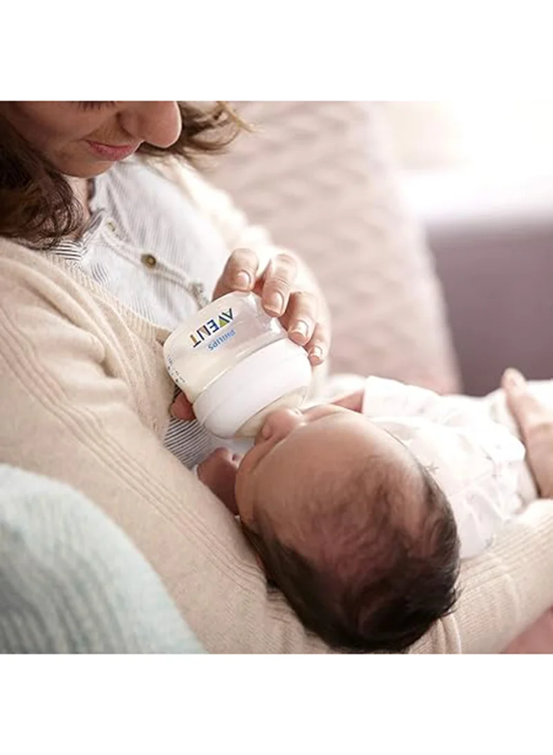 Philips Avent Baby Natural Slow Flow Feeding Bottle With Airflex Vent Technology, 0 Months +, 60 ML