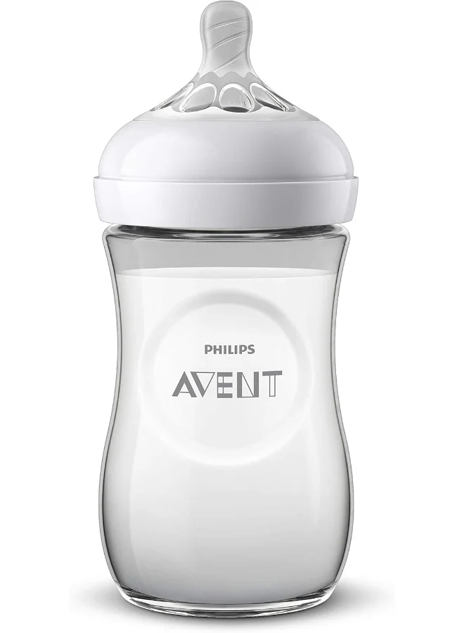 PHILIPS AVENT Natural 3.0 Feeding Bottle, 260 Ml , Koaola - White