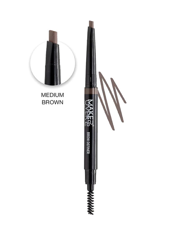 ميك اوفر22 قلم تحديد الحواجب برو ديفاينر ميديم براون  - EP003 بني متوسط - Image 1