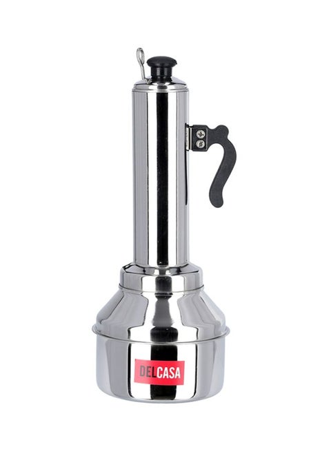 Delcasa DC1516 Stainless Steel Puttu Maker with Pot - Stainless Steel Food Grade Material | Dishwasher Safe, Bakelite Knob & Sturdy Handle | Stainless Steel Stick | Compatible With Hot Plate, Halogen, Gas, & Induction Tops Stainless Steel 35cm