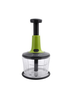 Express Push Chopper Multi-Purpose 1200Ml Multicolor 15X15X29Cm Dishwasher Safe 15.7X 15.7X19cm