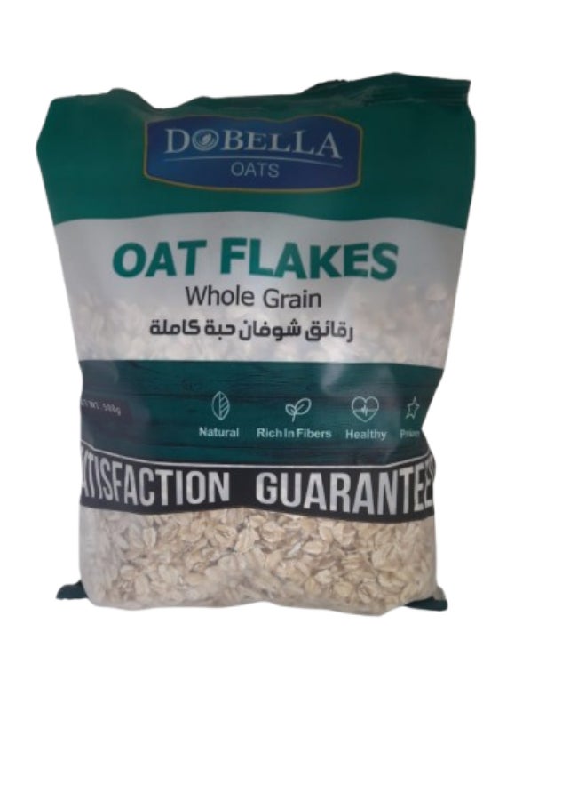 DOBELLA Oat Flakes Bag 500grams  - Image 1