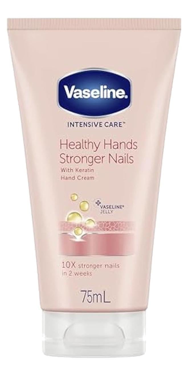 Vaseline Intensive Care Keratin Nail And Hand Cream Clear 75ml