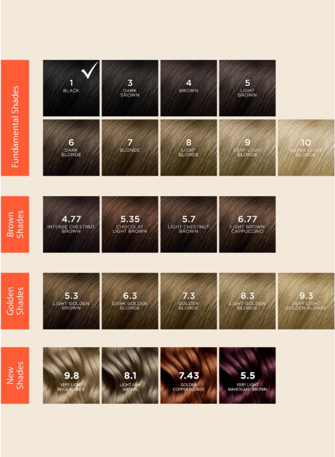 Phyto Phytocolor 1 Noir Black 110ml - Image 5