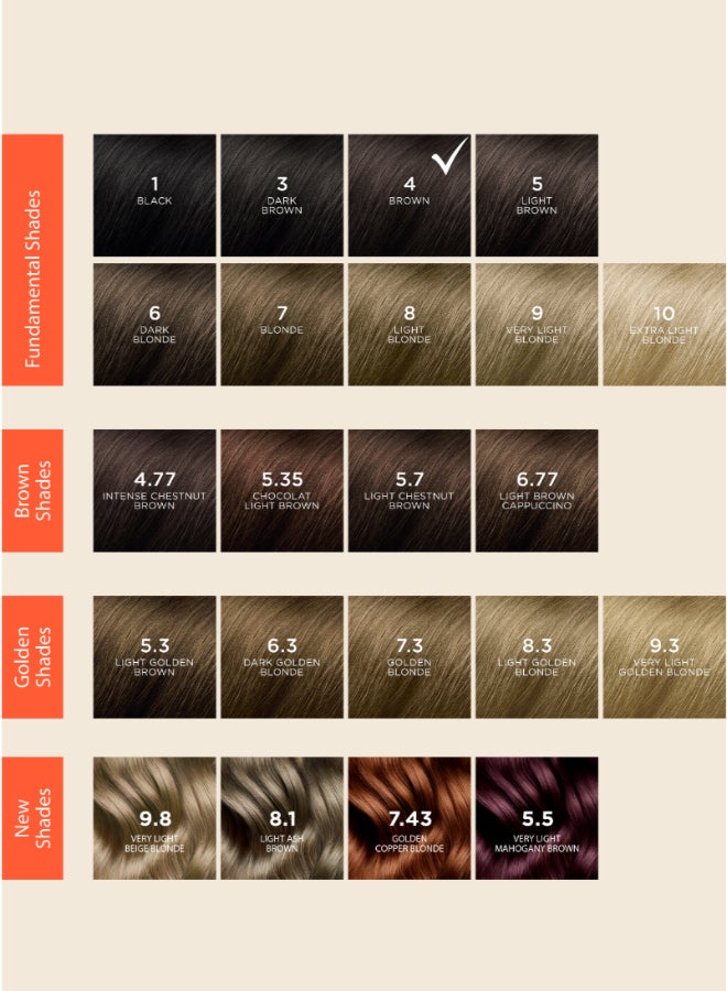 Phyto Botanical Pigment Permanent Hair Colour 4 Chatain Brown Brown 110ml - Image 5