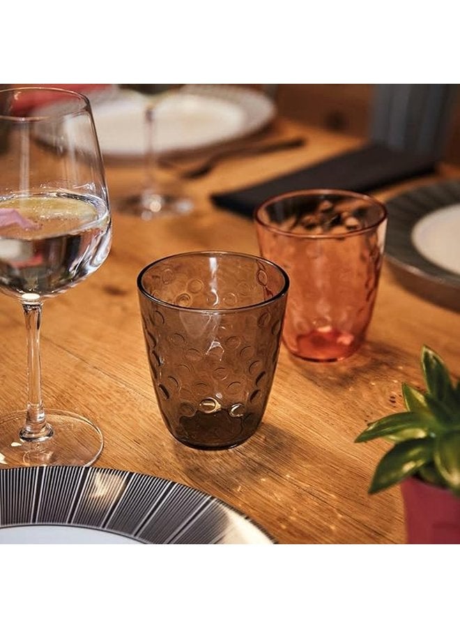 لومينارك طقم أكواب كونسيبتو بول بيبيت، 6 قطع رمادي شفاف 310ملليلتر - Image 3