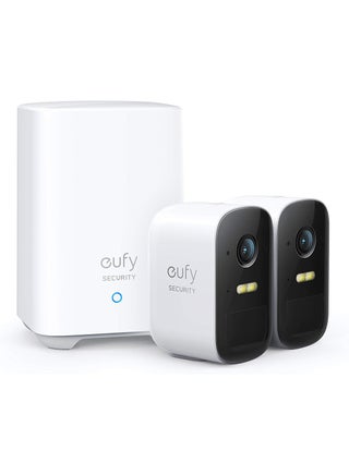 Security, eufyCam 2C 2-Cam Kit, Security Camera Outdoor, Wireless Home Security System with 180-Day Battery Life, HomeKit Compatibility, 1080p HD, IP67, Night Vision, No Monthly Fee - pnsku/N35986117A/45/_/1728988612/51b2ad97-448c-4fd5-98f2-f192f39ccf17