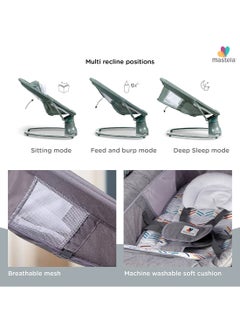 3-In-1 Multi-Functional  Baby Bassinet Swings With Remote Control And 5 Adjustable Speeds, Upto 36 Months, Grey - pnsku/N35997017A/45/_/1724247255/56b08b4a-a363-403b-bb17-d2b11f962b78