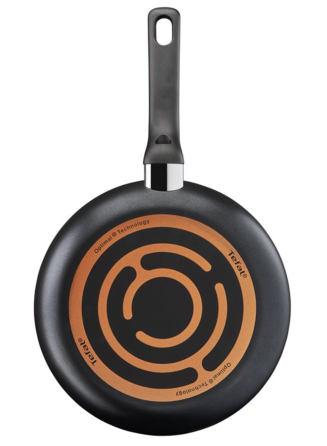 تيفال TEFAL طقم أواني طهي مكون من 9 قطع | سوبر كوك | مقلاة 24 سم/ مقلاة ووك 28 سم/ قدور 22/24 سم/ ملعقة/ ملعقة مشقوقة/ ملعقة مسطحة مشقوقة | ألومنيوم غير لاصق مع مؤشر حرارة Thermo Signal | أسود | ضمان لمدة سنتين | B459S984 أسود 24,28,22,24سم - Image 4