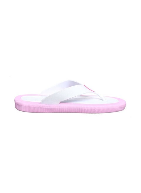 Casual Slip-on Flip Flops Pink/White