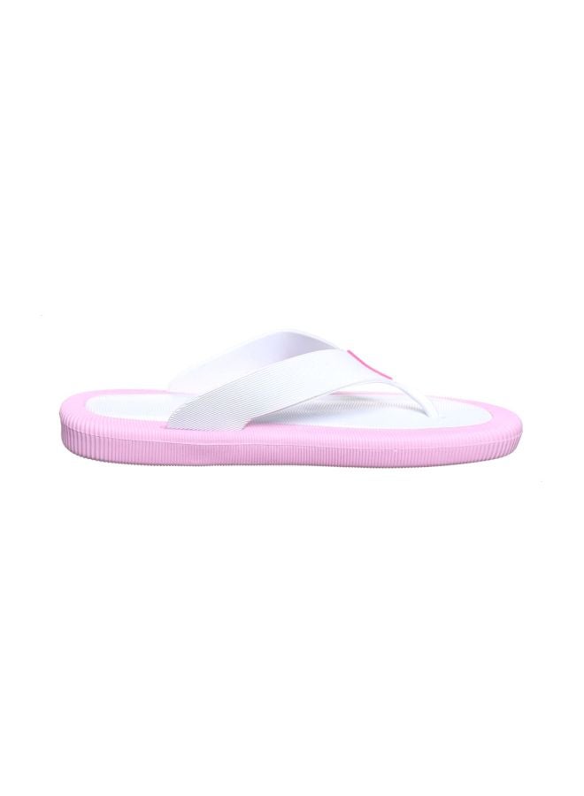 Onda - Casual Slip-on Flip Flops Pink/White - Image 1