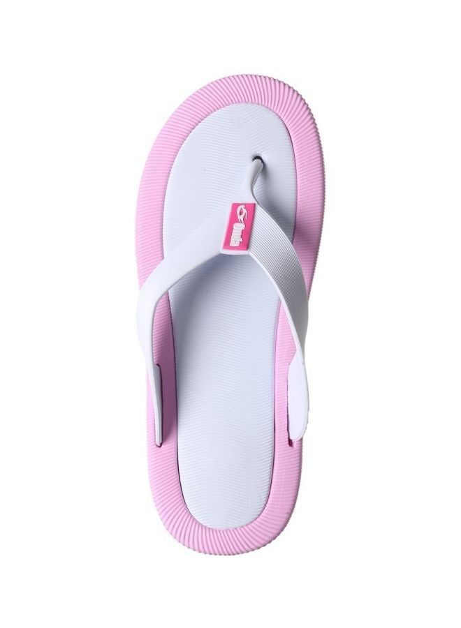 Onda - Casual Slip-on Flip Flops Pink/White - Image 1