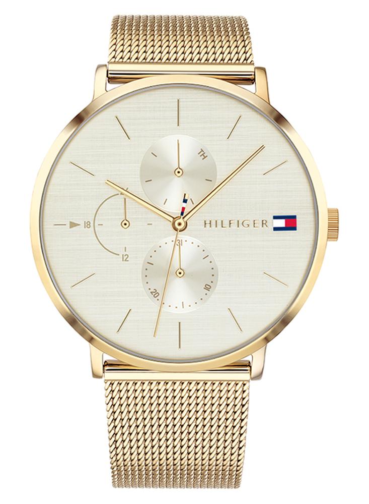 تومي هيلفيغر ساعة يد كرونوغراف بسوار من الستانلس ستيل طراز 1781943 للنساء - Image 1