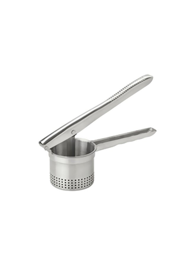 idealisk Stainless Steel Potato Press Silver 24.5x8x10cm  - Image 1
