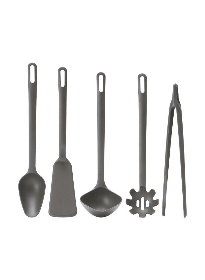 5-Piece Kitchen Utensil Set Grey 20cm - Image 1