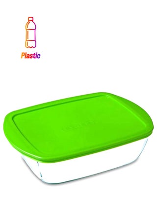 Cook And Go Rectangular Dish With Lid Clear/Green - pnsku/N36124724A/45/_/1744056989/620b22f1-fc1f-44d2-84a0-d7022f6fa6ef