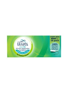 Lil-Lets Smartfit Super Plus Non Applicator 16 Tampons White  - Image 1