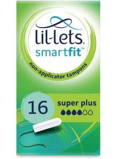 Lil-Lets Smartfit Super Plus Non Applicator 16 Tampons White  - Image 3