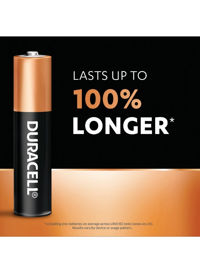 Duracell Type AAA Alkaline Batteries, pack of 4 Multicolour  - Image 3