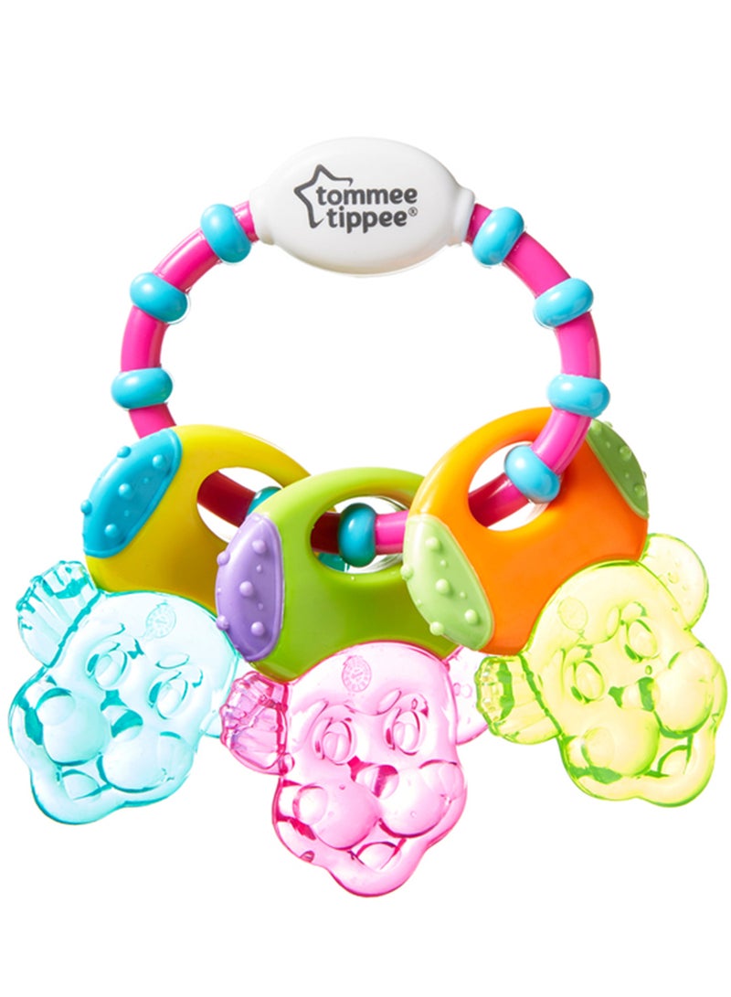 tommee tippee - Teethe ‘n’ Play Waterfilled Teether With Easy-Hold Ring BPA-Free For 6m+ Multicolour - Image 1