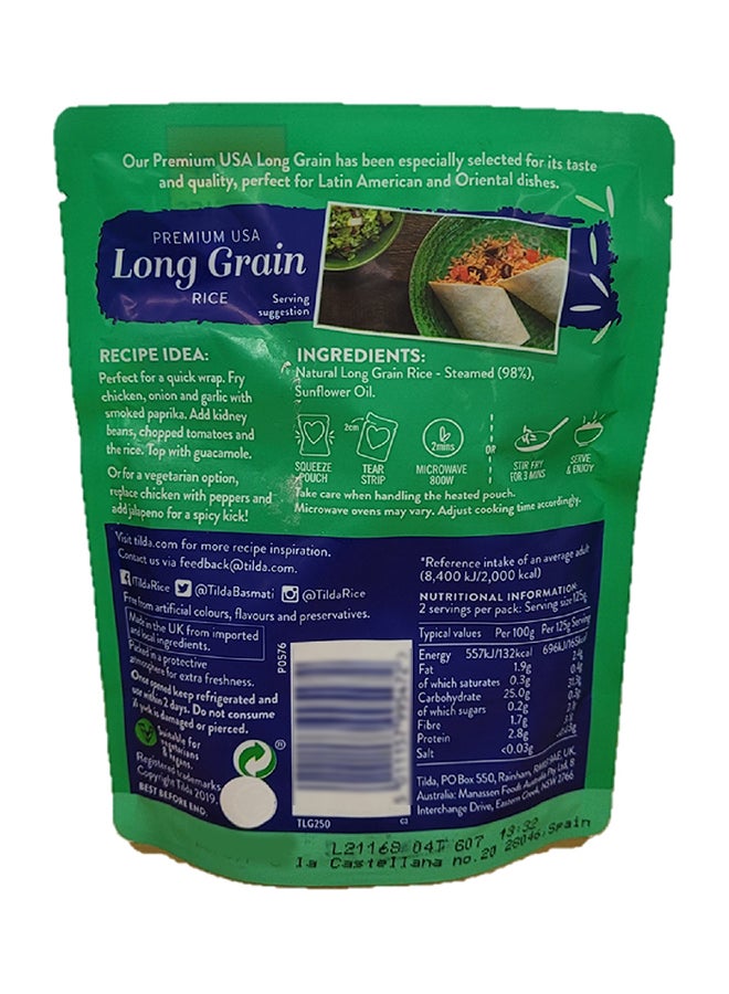 Tilda Two minutes Microwave Premium Long Grain Rice 250grams  - Image 3