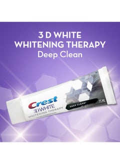 Crest ToothPaste 3D White Whitening Therapy With Charcoal, 75ml  - Image 2