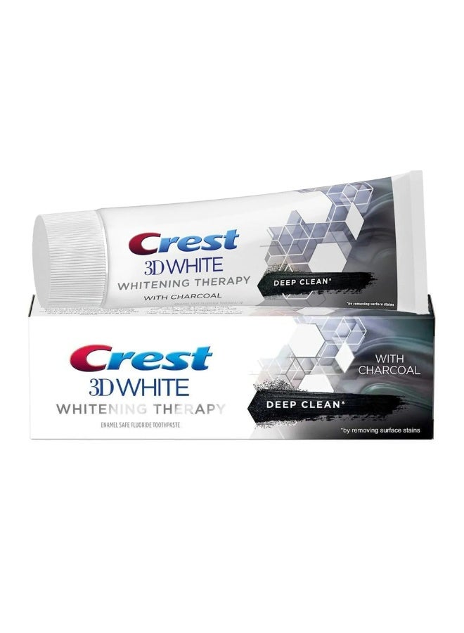 Crest - Crest 3D White Charcoal Whitening Therapy Toothpaste - Image 1
